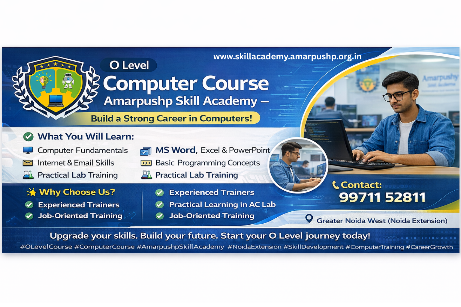 📘 O Level Computer Course – Amarpushp Skill Academy